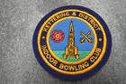 Kettering & District Indoor Bowling Club Woven Cloth Patch Badge (L91S)
