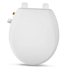 Bidet Toilet Seat with Quiet-Close, Non-Electric Bidet Toilet Seat with Round