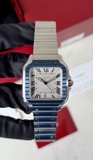 Cartier Santos de Cartier Large Model WSSA0047 Blue PVD Bezel 2022 2