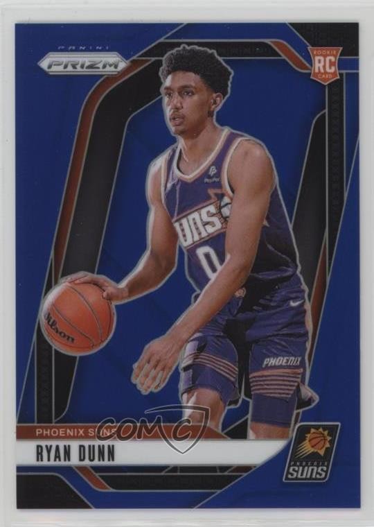 2024-25 Panini Prizm Blue Prizm 27/199 Ryan Dunn #258 Rookie RC 5i3