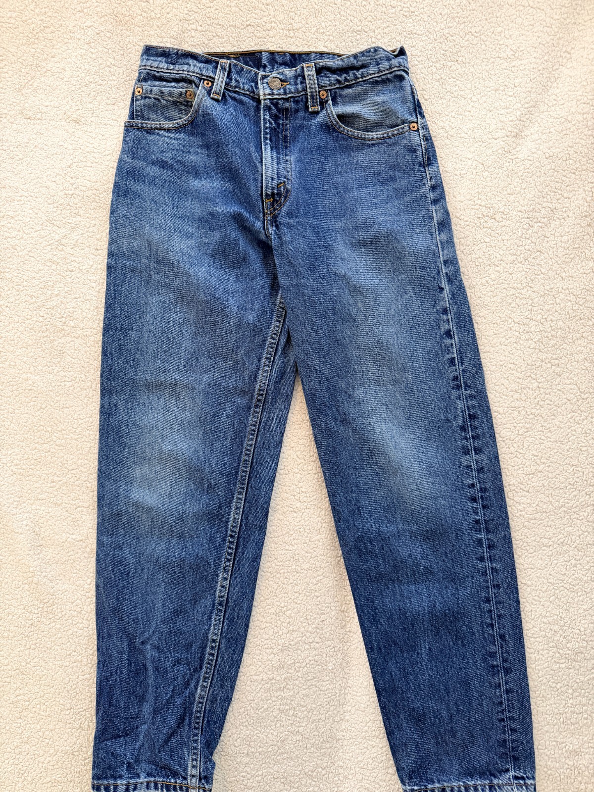 VINTAGE Levis 550 Relaxed Tapered Jeans Men's 29X30 Blue Denim Made In USA 1996
