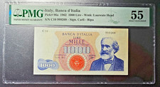 ITALIEN 1000 LIRE Banknote 1962 Zustand I UNC FDS S/N C10/999268 WPM 96a BI55a