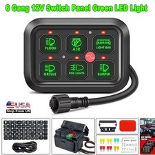 6 Gang Switch Panel Universal Circuit Control Relay System +Fuse Wiring  Harness