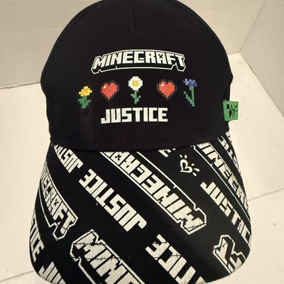 Minecraft Justice 8Bit Heart Hat - Unisex - One Size - Adjustable Strap
