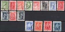 Grèce 1911-1921 Lot de 15 timbres oblitérés