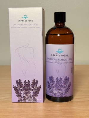 Lavender Massage Oil 200ml Re-Contour Firming Stretch Marks Body Oil 7oz New