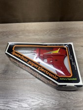 Vintage 1980's Super Electronic Space Gun, Battery Operated, RED, New Old Stock