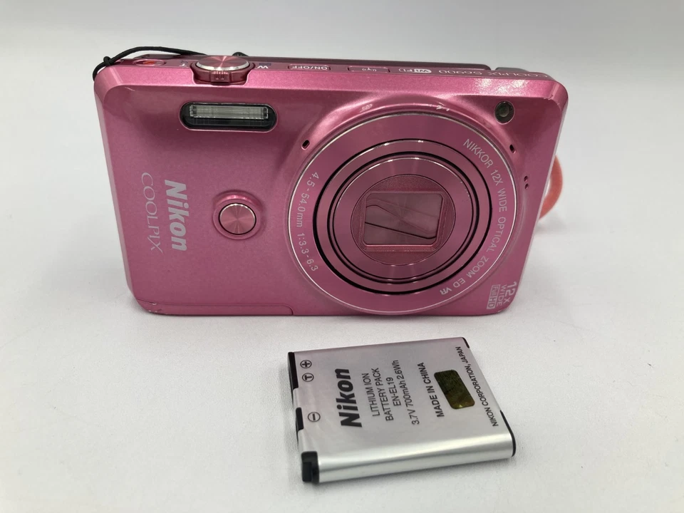 Excellent Nikon Coolpix S6900 pink 16.0MP 12x  Digital Camera 2278 - Image 3 of 4