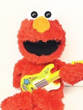 Sesame Street 2020 Rock And Rhyme Elmo 14" Singing And Talking Tested