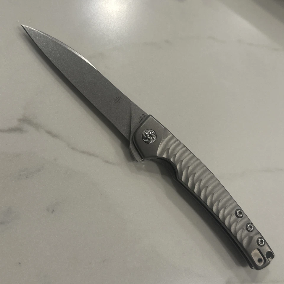 Kizer Splinter Titanium S35VN Tomcat Knives KI3457A1 3.34” - New - Image 2 of 4