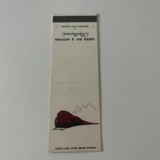 Green Bay Route Kewaunee WI Vintage Matchbook Cover TMB42-6