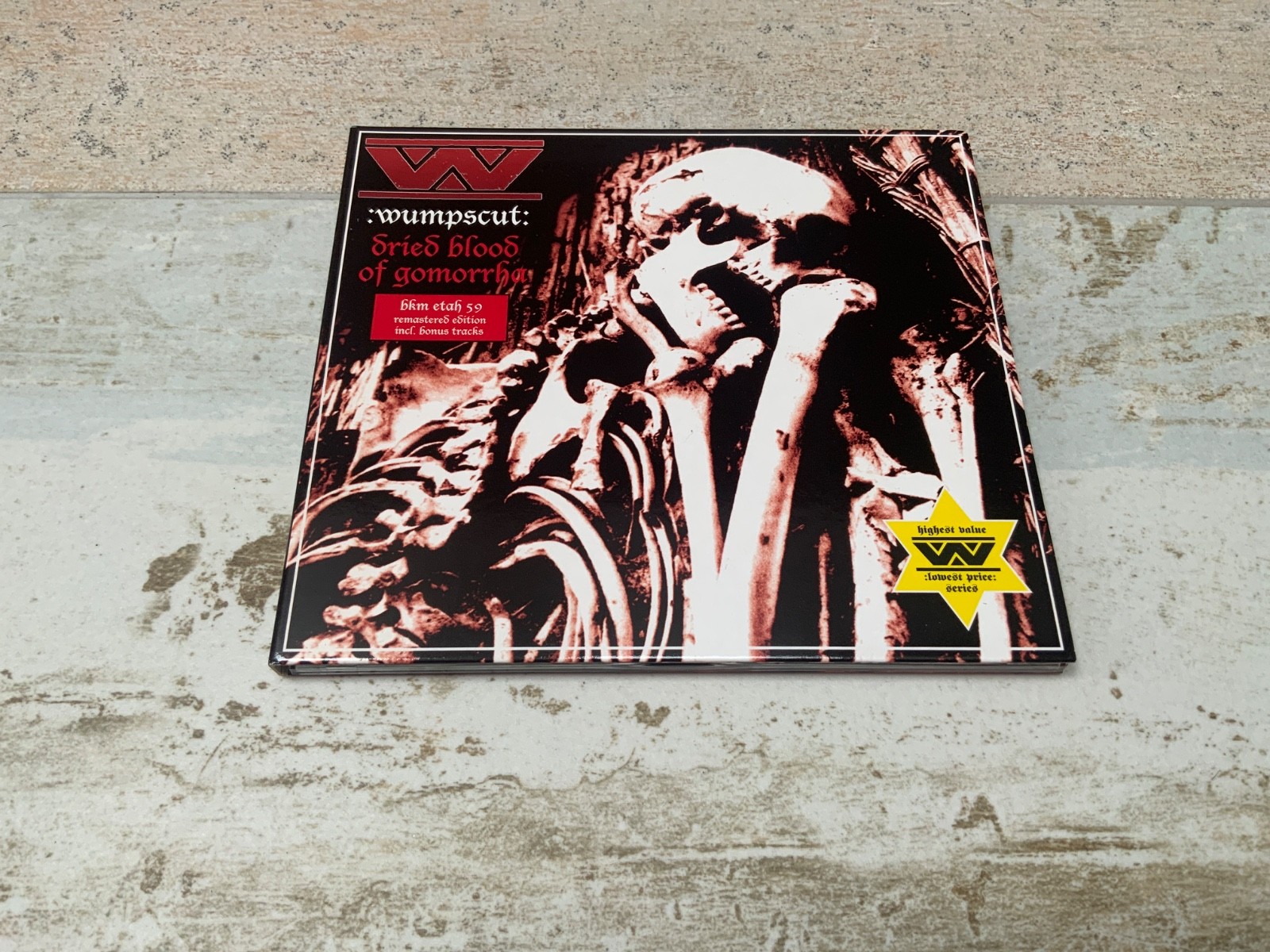 Wumpscut  Dried Blood of Gomorrha  rare Ltd Digipak Remastered CD + bonus tracks