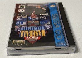 ESPN Baseball Tonight Sega CD W Reg Card  - Tested Works