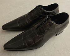 Dolce&Gabbana Men 9.0US Dress Shoes Dark Brown Almost unused Luxury Classic ITA