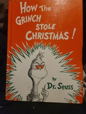 Dr. Seuss HOW THE GRINCH STOLE CHRISTMAS First Edition 1957 No Jacket Pristine 