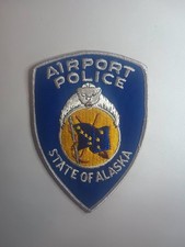 Alaska Airport Police Shoulder Patch (5 1/4in) NEW
