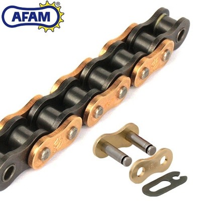 AFAM Kette für Honda C 125 A Super Cub 2021 JA48A Rennkette 420MX2-G G&B Clip