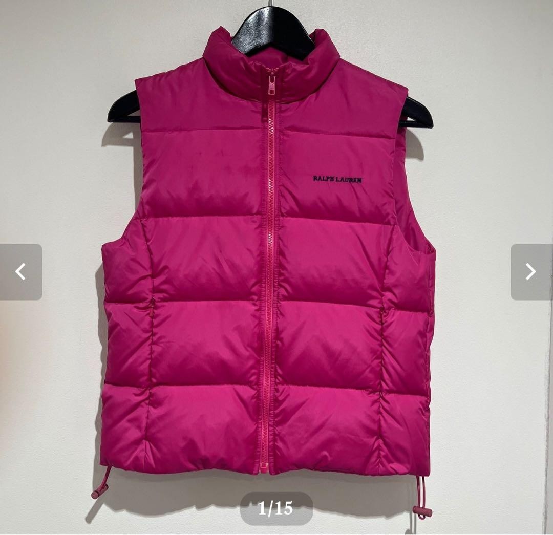 Ralph Lauren Nylon Vest Vinatge Women Limited Edition Rare Ralph Lauren Model Am