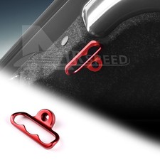 For FIAT 500 Abarth 595 695 2008-2024 500E 2012-2019 Red Car Trunk Handle Trim