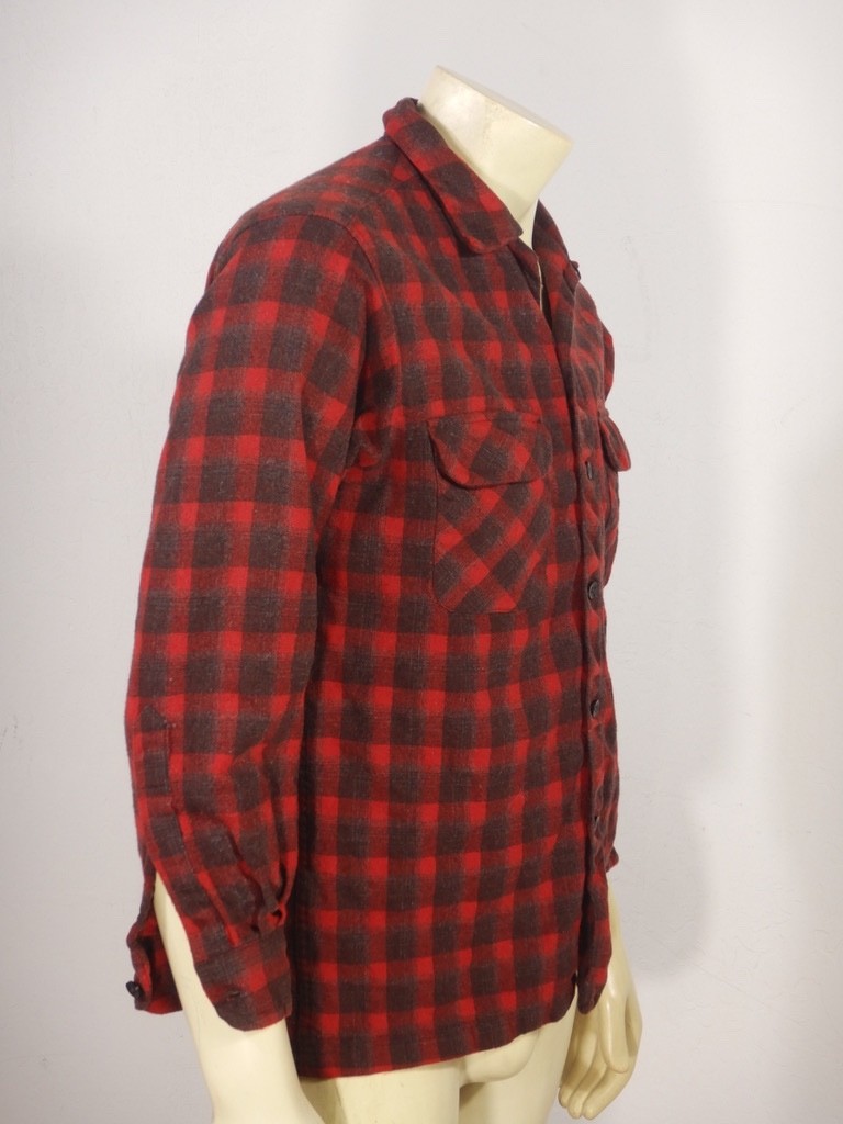 PENDLETON Men’s Wool Plaid Loop Collar ORIGINAL B… - image 3