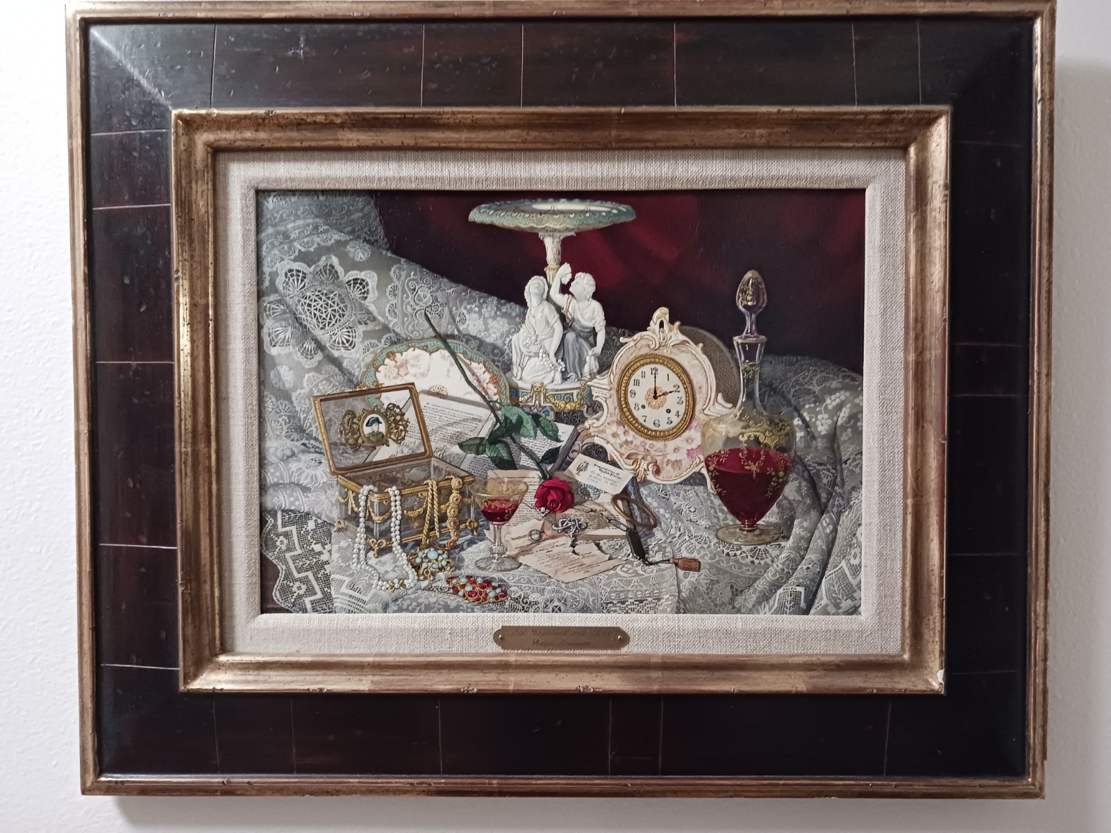 22x18" Ralph Anderson Original Oil Painting Framed Signed Honoring Mothers