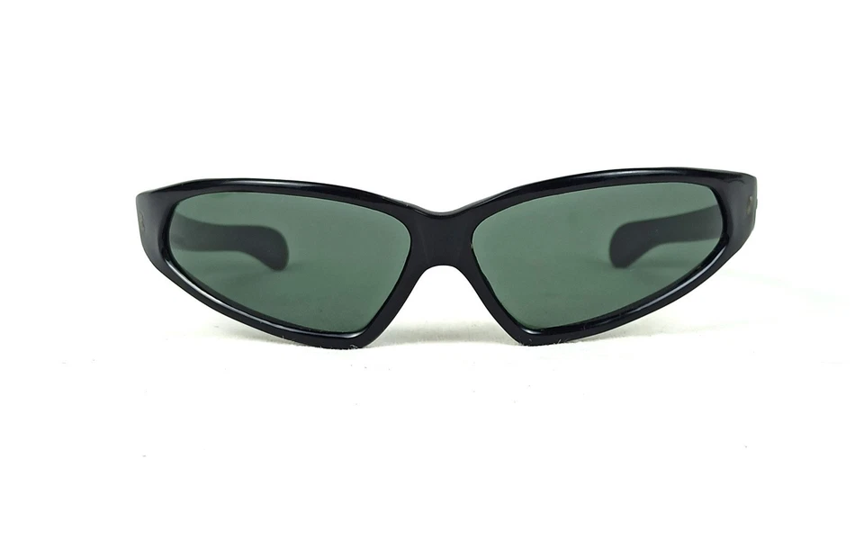 Raras gafas de sol ojo de murciélago marco de fiesta años 60 hechas en Italia muy raras 64-18 135 mm Foto 3 de 4