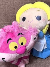 Disney Alice in Wonderland Plush Alice 38cm/14.96" /Cheshire Cat 14.17" set