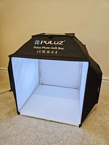 16" PULUZ Portable LED Photo Light Box Tent Cube Studio Photography 40x40cm UK