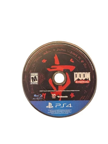 Doom Eternal  PlayStation 4 PS4 2020 Tested DISC ONLY
