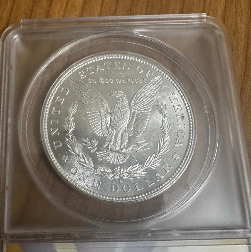 1880/79-O Morgan Silver Dollar Ms 61 Top 100 Rare Vam - Image 3 of 3