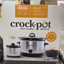 Crock-Pot 5 QT Slow Cooker With Little Dipper...