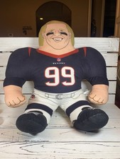JJ WATT 24” Plush Toy Doll Houston Texans Blue Jersey #99 Forever Collectibles