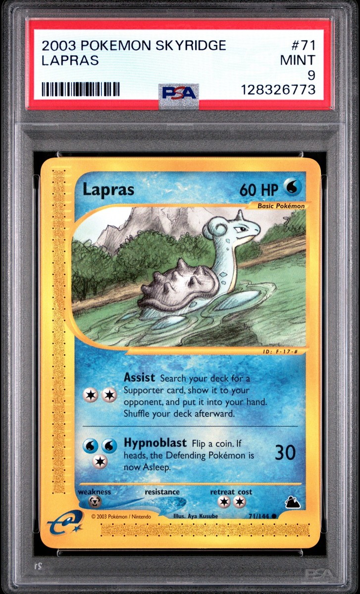 2003 POKEMON SKYRIDGE #71 LAPRAS PSA 9 | eBay