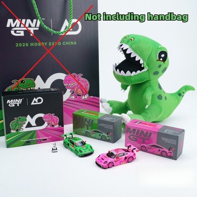 Mini GT 1/64 Porsche 911 GT3 R Rexy Roxy Set Beijing Special