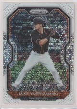 2021 Panini Prizm White Donut Circle Prizm 1/5 Mike Yastrzemski #33 04cw