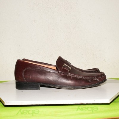 Bally SLOTAS Loafer Leather Slip-On Men US 11 D