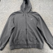 Nike Sportswear Club Fleece Full-Zip Hoodie Mens 2XL Gray