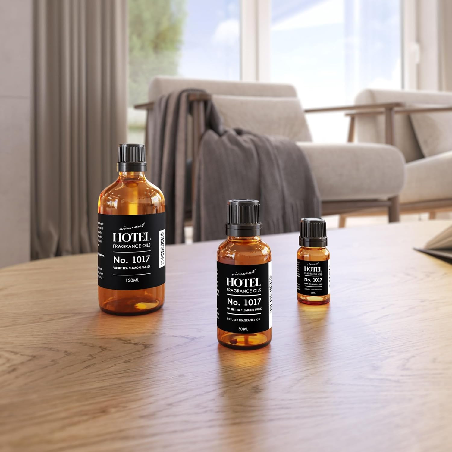 Airscent Hotel Diffuser Oil No. 1017 - White Tea Lemon Cedar Wood - Hotel Scent