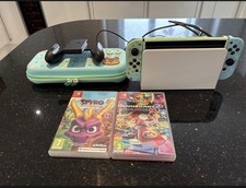 Nintendo Switch OLED White/Black 64GB PAL Bundle Dock Joy-Con Box
