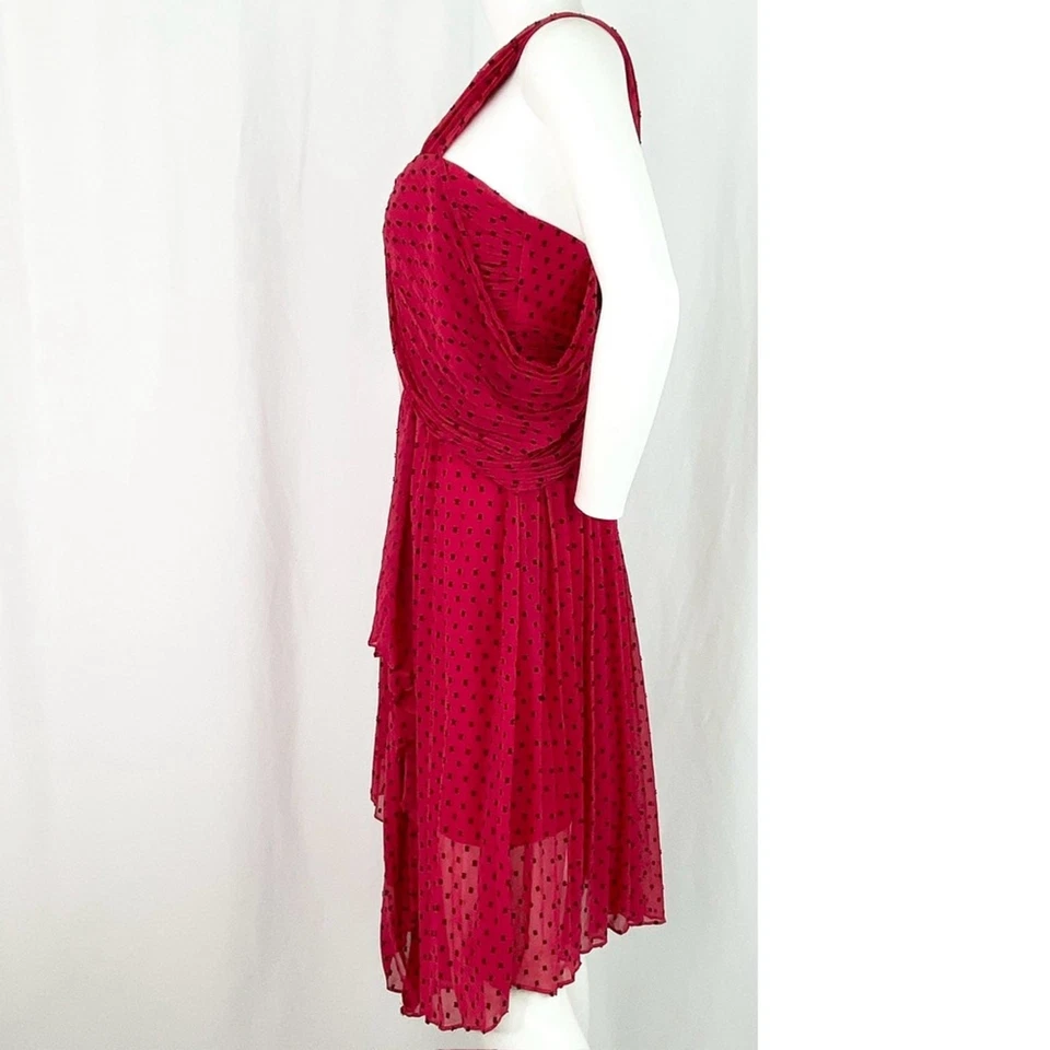 MINIVESTIDO Zimmermann recorte plisado manga larga en rosa y neutro talla us 4 Foto 4 de 4