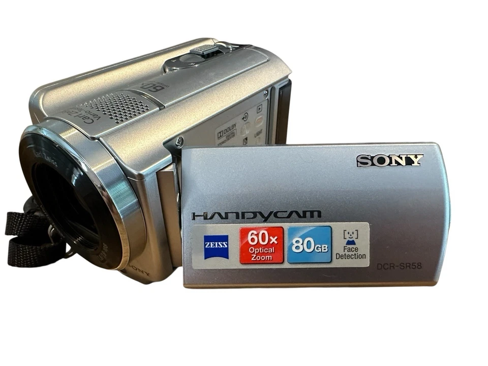 Sony Handycam DCR-SR58E Digital Video Camera Camcorder 80gb HDD Hard Drive Boxed - Image 2 of 4