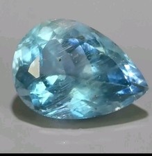 1.01 Ct Santa Maria Aquamarine Pear Excellent Cut Loose Gemstone