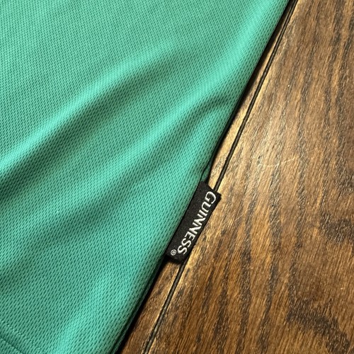 Guinness Polo Shirt Mens XL Green Embroidered Official Beer Logo - Picture 7 of 8