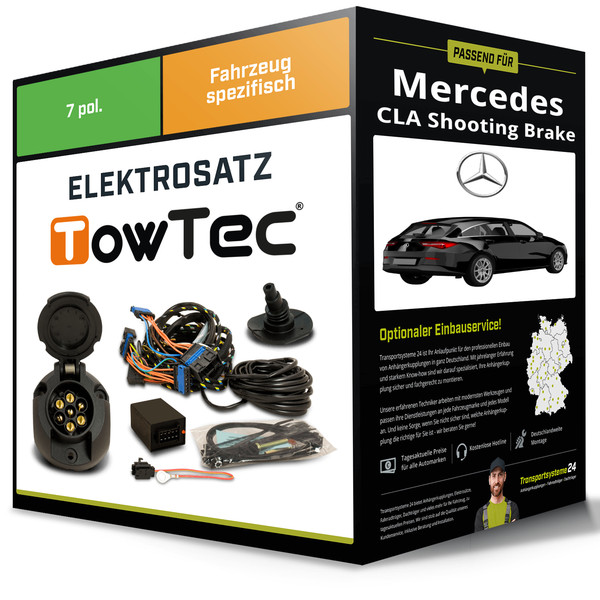Elektrosatz 7-Pol Spezifisch für Mercedes CLA Shooting Brake 09.2019-Jetzt NEU-image