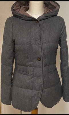 Brunello Cucinelli Jacke Daunen Wolle Gr S
