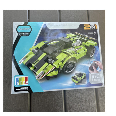 GAMZOO Mechanical Master 8020 1:18 4WD Electric RC Building Kit Green