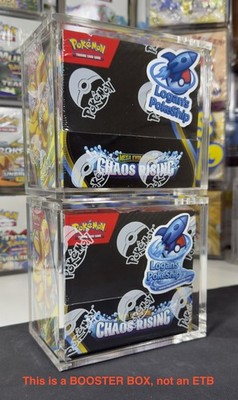 Pokemon Magnetic Booster Box Acrylic Case! Pokémon Card Protective Display!
