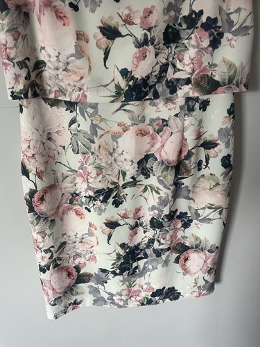 Phase Eight Occasion Dress Wedding Cruise Races Floral Pink Green White Size 14 - Picture 10 of 20
