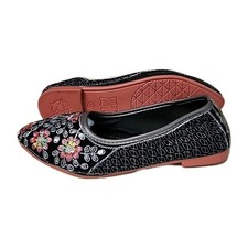 New Punjabi Jutti Indian Khussa Flat Bridal Shoes Womens Mojari US Size 8 India