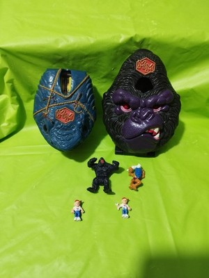 Lot 2 Mighty Max Zone Ape King Gorilla Bluebird Komplett und Doom Jaw No Complete